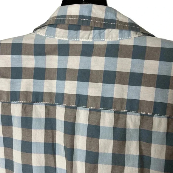 Retro  Y2K RW&Co checkered cotton short sleeve shirt.PTP 22”. 
Exc cond - Picture 10 of 11